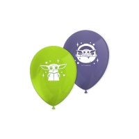 Palloncini in lattice Baby Yoda - Procos - 8 pz.