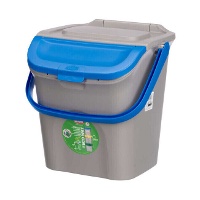 Pattumiera ecoway impilabile blu da 28 L