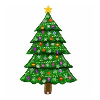 Palloncino albero di Natale decorato da 1,88 x 0,6 m - Grabo