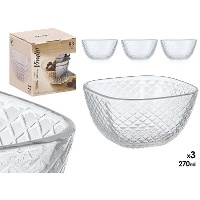 Ciotola per aperitivo 11,5 cm a rombi - set da 3