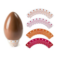 Base per uova di cioccolato da 350 a 500 g - Decora - 16 unità