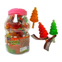 Albero di Natale di gelatina da 34 gr - 30 unità