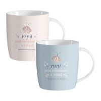 Tazza da 350 ml La mamma ci ha insegnato a volare assortita - DCasa