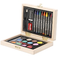 Cofanetto da colorare in legno - 24 pezzi