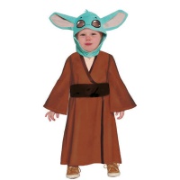 Costume da alieno marrone per bambino