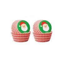 Pirottini mini cupcake Babbo Natale - Wilton - 100 unità