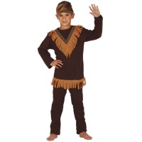 Costume da indiano marrone per bambini