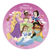 Cialda commestibile Principesse Disney da 15,5 cm