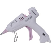 Pistola in silicone 20 W bianco e rosa - Artis decor - 1 unità