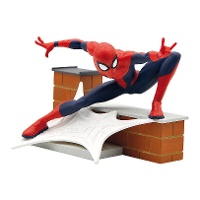 Figura per torta di Spiderman di 6,5 x 9 cm - 1 unità