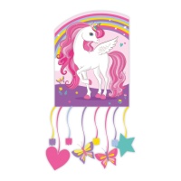 Piñata Unicorno Rosa 27 x 21 cm
