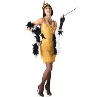 Costume Charleston oro per donna