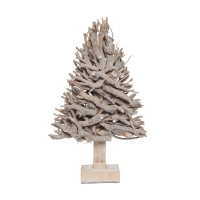 Alberello di Natale con rametti di legno da 30 cm