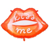 Palloncino Kiss me lip 86,5 x 65 cm - Partydeco