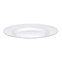 Piatto trasparente rotondo da 20,5 cm - 1 unità