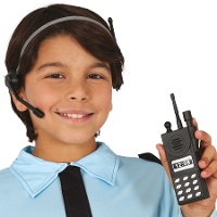 Walkie talkie con auricolari