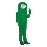 Costume astronauta verde infantile