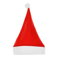 Cappello di Babbo Natale classico bianco e rosso