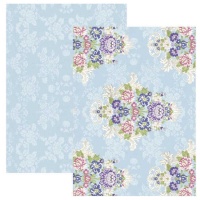 Carta da ricamo in cartone blu 32 x 45 cm - Artis decor - 3 pz.