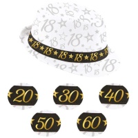 Cappello da gangster per compleanno - 57 cm
