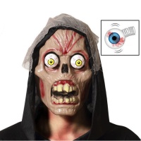 Maschera da zombie con occhi salterini