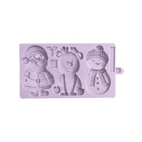 Stampo per figurine di Natale 21 x 12 cm - Karen Davies - 1 pz.