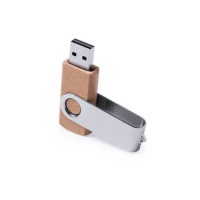 usb da 16 gb in cartone riciclato con meccanismo girevole