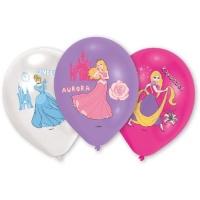 Palloncini in lattice Disney Princess 27,5 cm - Amscan - 6 pz.