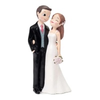 Figura per torta di sposi innamorati 21 cm