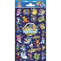 Etichette adesive glitterate di Paw Patrol - 1 foglio