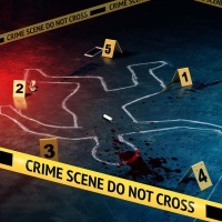 Kit scena del crimine - 8 pezzi