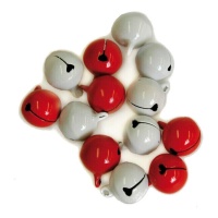 Campanellini rossi e bianchi - 10 pz.