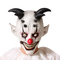 Maschera clown diavolo