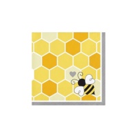 Tovaglioli Baby Bee 12,5 x 12,5 cm - 16 pz.