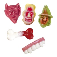 Sacchetto assortito di gelatine di Halloween - Fini - 250 pezzi.