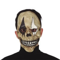 Maschera di teschio arlecchino in lattice