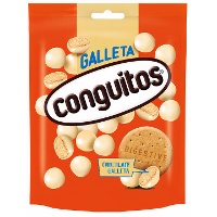 Conguitos di cioccolato bianco e biscotto da 120 gr