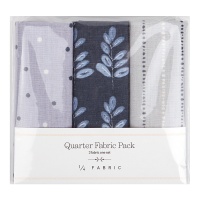 Tessuto pre-tagliato Misty Forest di 55 x 45 cm - 3 pezzi