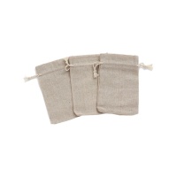 Sacchetti regalo in cotone da 15 cm - 3 pezzi.