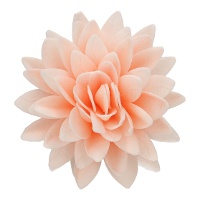 Ostia di fiore di Peonia arancione sfumato di 12,5 cm - FunCakes - 1 unità