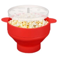 Popcorniera pieghevole in silicone per microonde