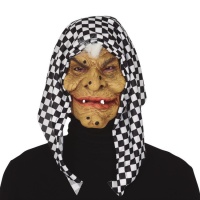 Maschera da strega con foulard