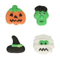 Figure di zucchero a tema Halloween - FunCakes - 12 pezzi.