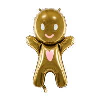 Palloncino Gingerbread Man 58 x 86 cm - PartyDeco