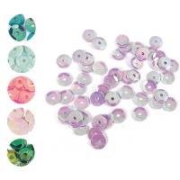 Paillettes iridescenti 7 mm - Innspiro - 35 gr