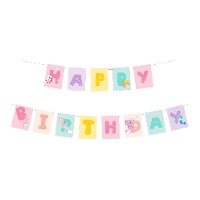Ghirlanda di Buon Compleanno di Gabby di 3 m