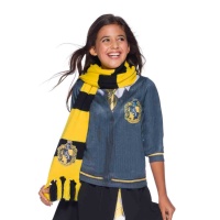 Sciarpa Hufflepuff gialla da Harry Potter