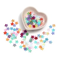 Paillettes fiori da 1 cm - 5 g