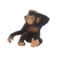 Statuina torta scimpanzé da 4,5 cm - 1 unità