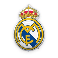 Palloncino del Real Madrid con emblema, 80 x 60 cm